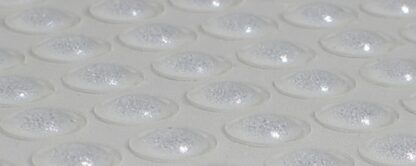 50 Clear Vinyl 3/8'' Self-Adhesive Hemispheric Bumpers