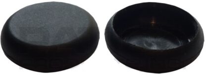 100 Nylon Disk Cap Glides for 15/16'' Flat Metal Flange